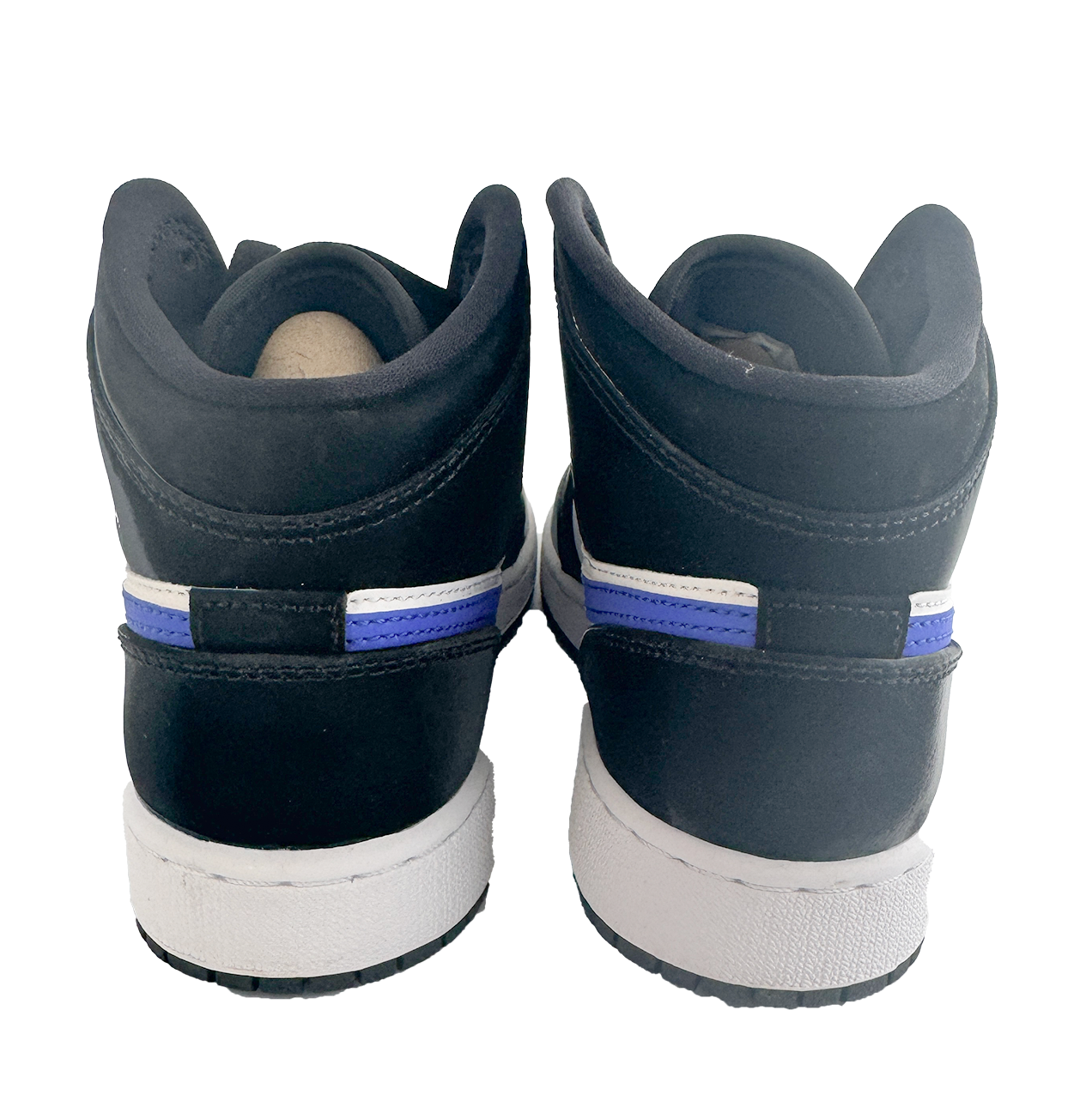 Jordan 1 Mid Black Racer Blue White (GS)  554725-084