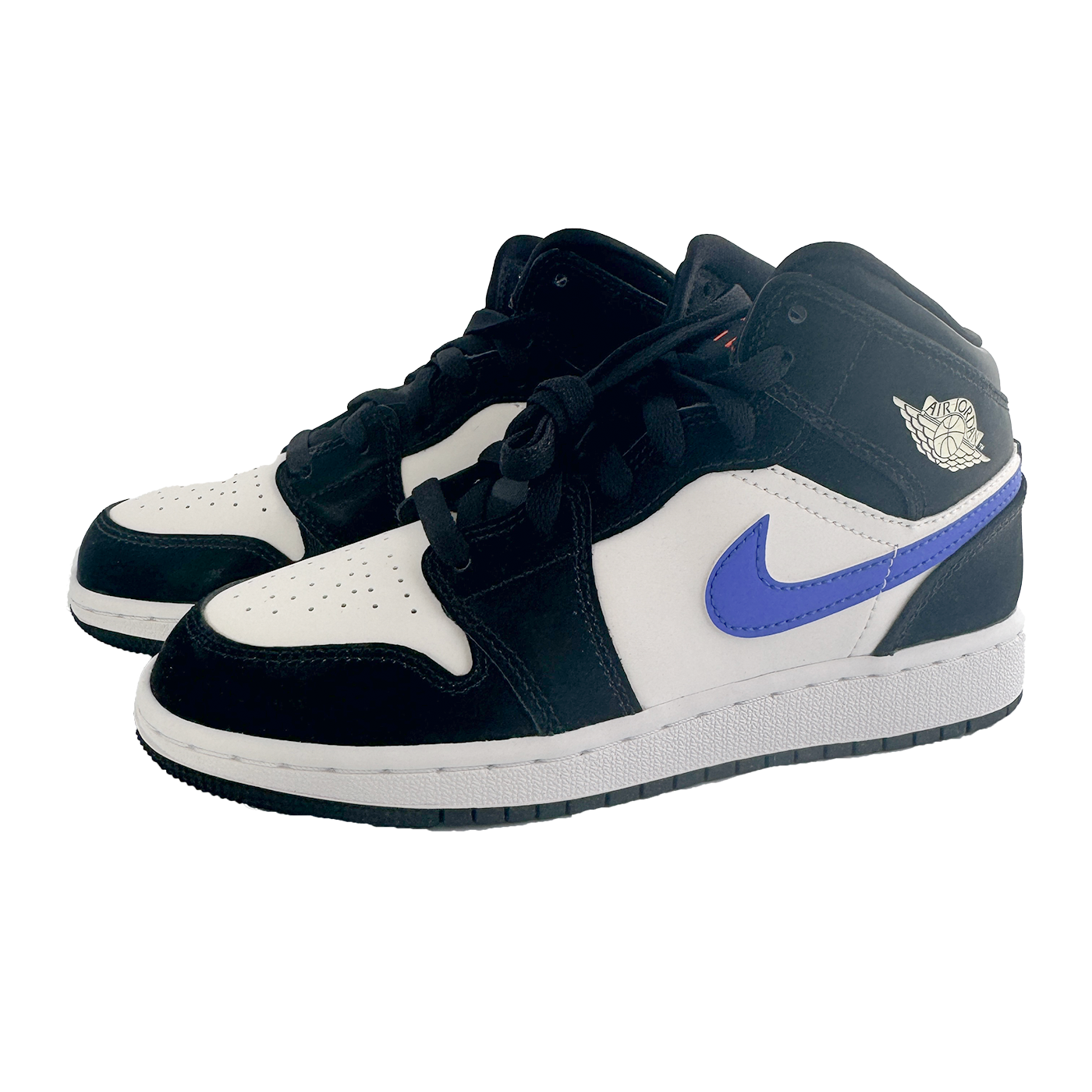 Jordan 1 Mid Black Racer Blue White (GS)  554725-084