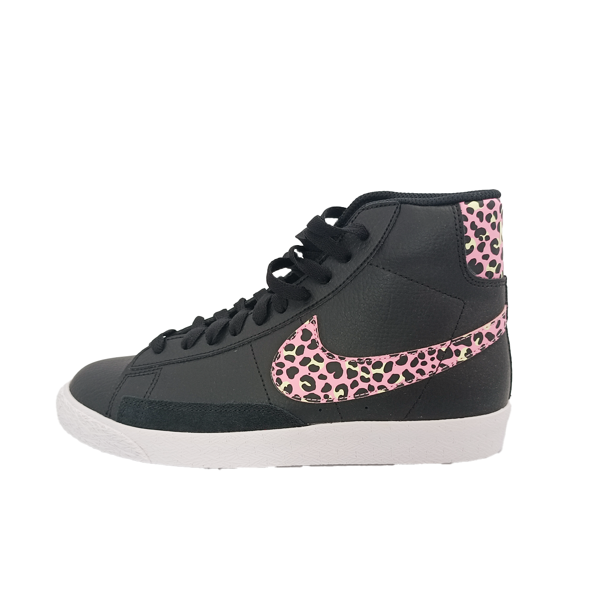 Nike Blazer Mid Black Pink Cheetah (GS) DA4674-001