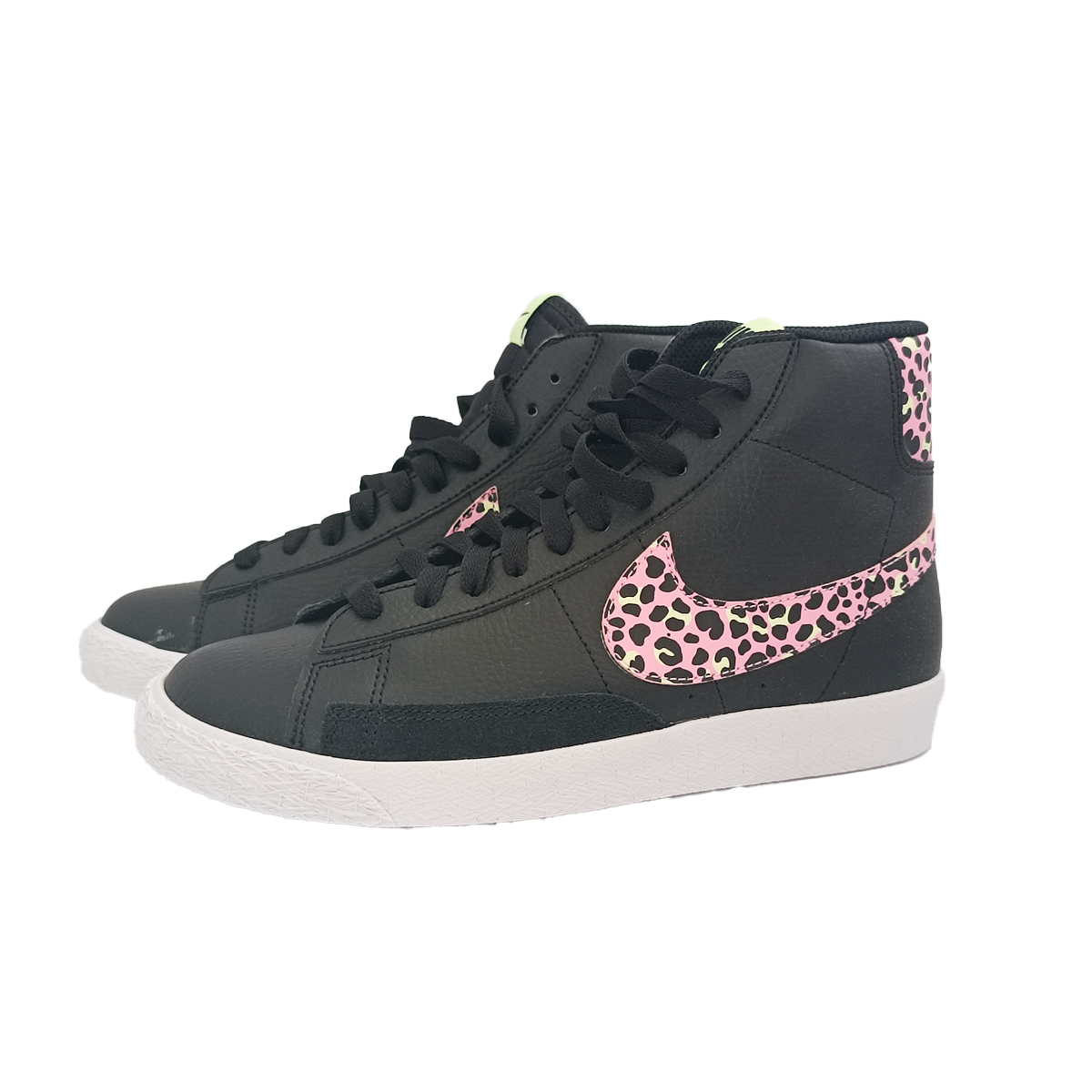 Nike Blazer Mid Black Pink Cheetah (GS) DA4674-001