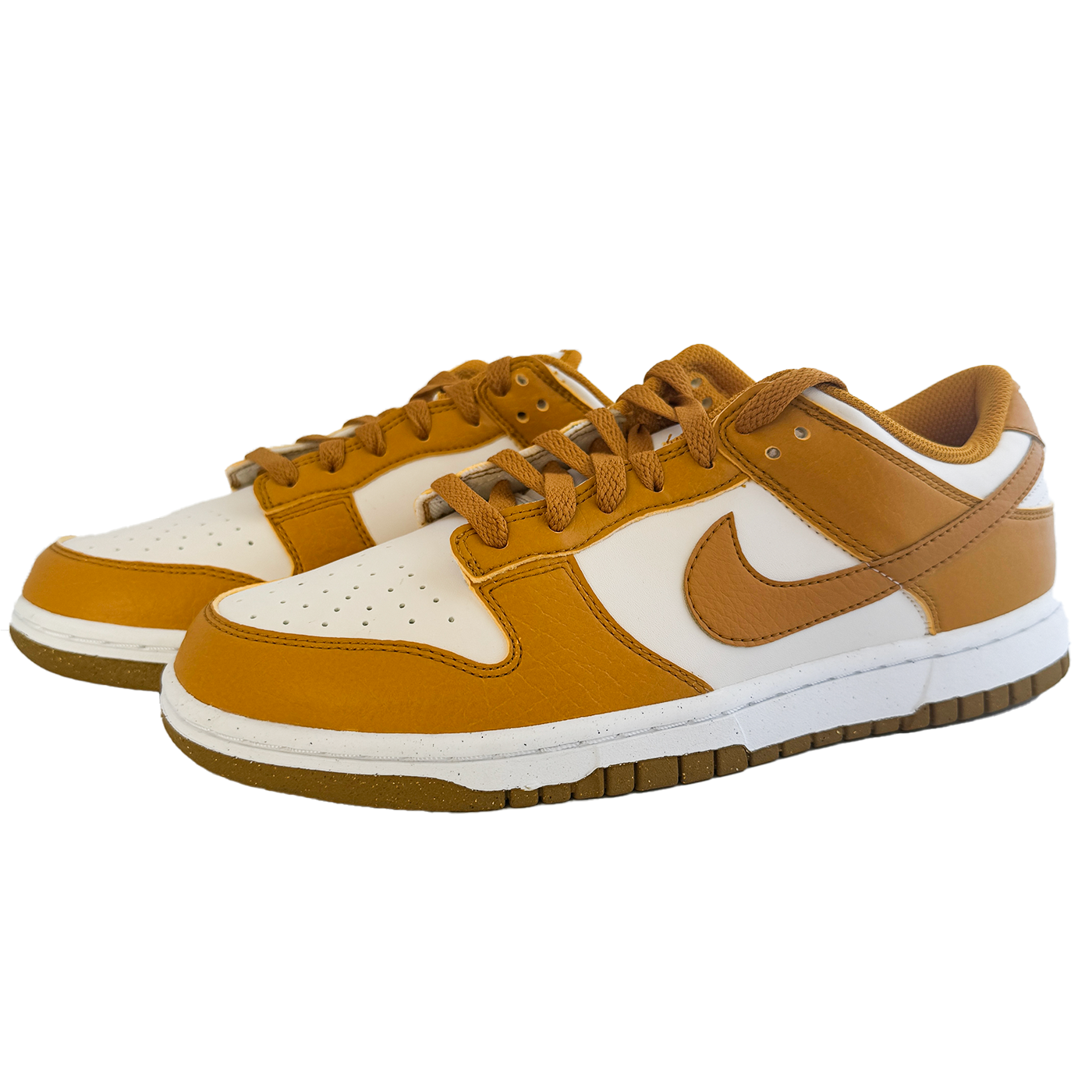 Nike Dunk Low Next Nature Phantom Gold Suede (Women's) DN1431-001