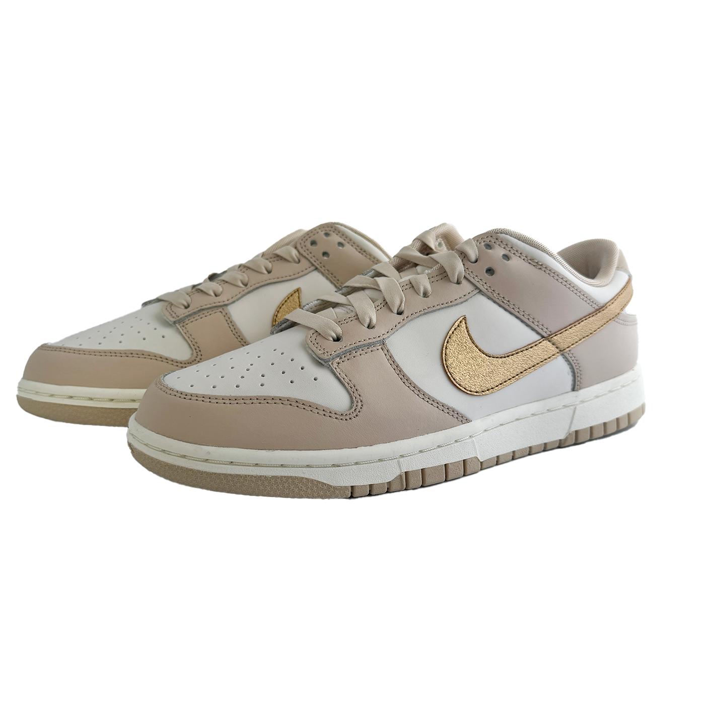 Nike Dunk Low Phantom Metallic Gold (Women's) DX5930-001