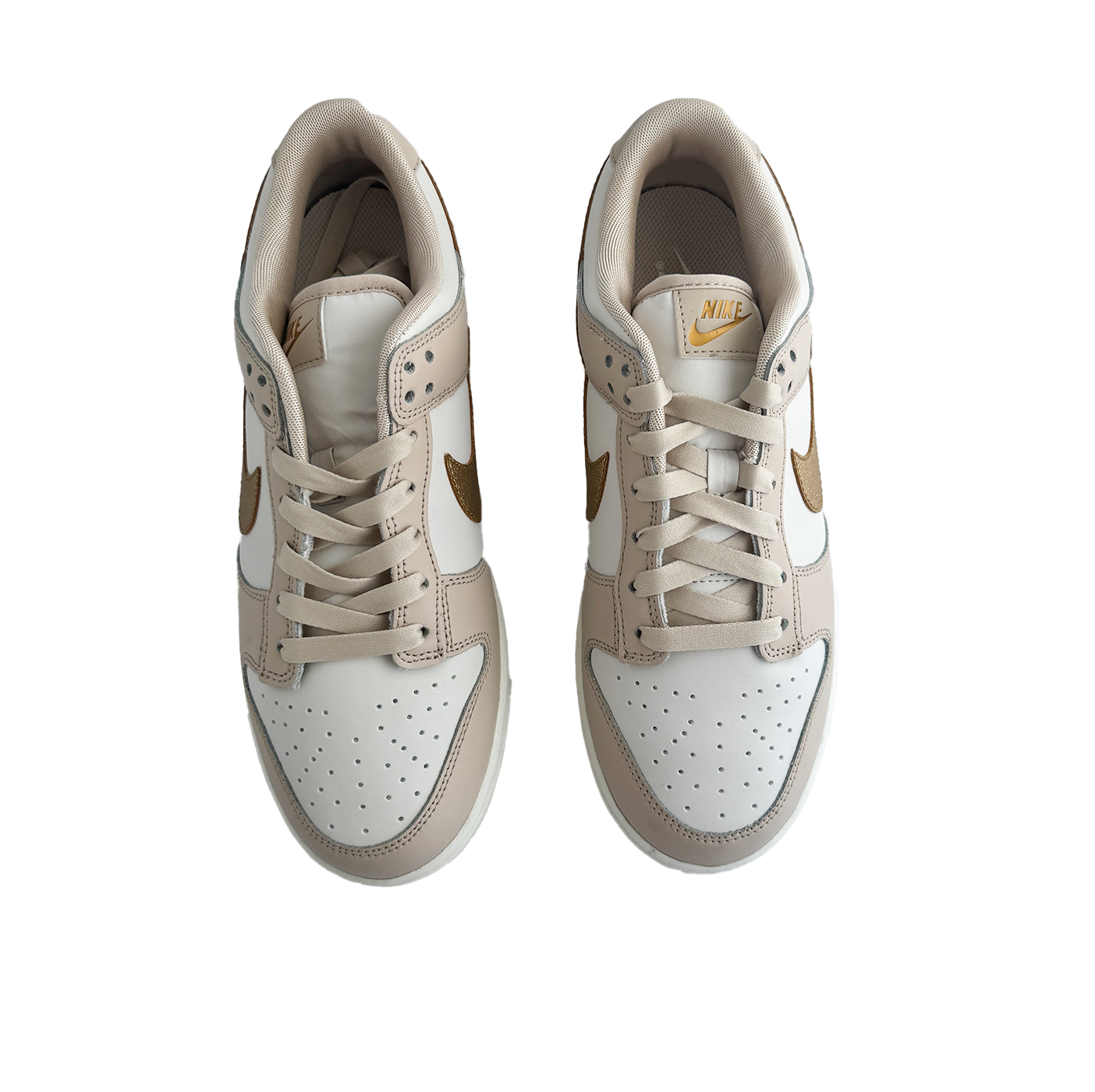 Nike Dunk Low Phantom Metallic Gold (Women's) DX5930-001